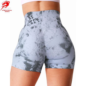 Custom Logo <b>Yoga</b> <b>Shorts</b> For Women High Waisted Seamless Gym <b>Shorts</b> For Fitness Workout Activewear Manufacturer - Product Image 2