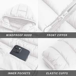 Hombres logotipo personalizado invierno Puffer burbuja chaqueta desmontable capucha gruesa cálida Nylon al aire libre chaqueta de utilidad - Product Image 3