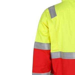 เสื้อแจ็คเก็ตสะท้อนแสงคุณภาพสูงสำหรับผู้ชาย ดีไซน์ล่าสุด ระบายอากาศได้ดี สวมใส่สบาย ป้องกันไฟฟ้าสถิตย์ ขายดี กำลังเป็นที่นิยม ชุดทำงาน - Product Image 4