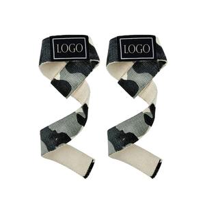 Correas de Levantamiento de Pesas Acolchadas de Algodón con Logotipo Personalizado para Entrenamiento de Fuerza - Product Image 1