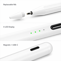 Stylet 2026 pour iPad 11 A16 7/8/9/10/11e génération, Mini 5 6 7, Air Pro M3 avec rejet de paume et sensibilité à l'inclinaison pour iPad Pencil
