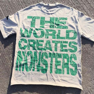 Camiseta Unisex Extra Grande de Alta Calidad 100% Algodón, Impresión Digital DTG, Logotipo Personalizado para Hombre, 300gsm, Corte Regular, Estilo Hip - Product Image 4