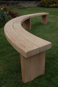 Fauteuils de jardin en bois massif pour foyer (design incurvé) - Product Image 3