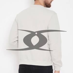 Pull unisexe personnalisé de luxe Streetwear sweat-shirt thermique broderie éponge française de haute qualité vierge col rond sweats pour hommes - Product Image 3