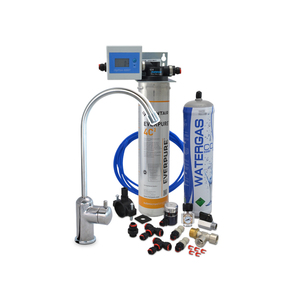 Enfriador de Agua Bajo Mostrador Polares de 3 Vías, Agua Fría, a Temperatura Ambiente y con Gas, 30L/H, con Banco de Hielo, Listo para Usar - Product Image 3