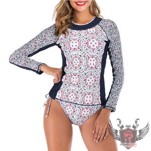 Camiseta de Compresión de Manga Larga para Mujer, Transpirable, con Logotipo Frontal Sublimado, Ajuste Ceñido y Duradero, para Entrenamiento y Fitness - Product Image 2