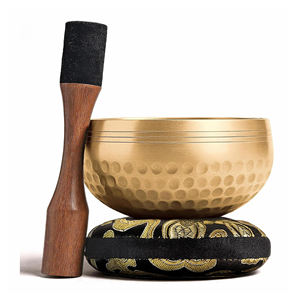 Cuencos Tibetanos de Acero Inoxidable Pulido, Regalo, Auténticos, Hechos por Artesanos Tibetanos, para Meditación, Yoga, Sanación con Sonido, Restauración - Product Image 2