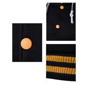 Chaud hiver unisexe sweat à capuche surdimensionné temps froid extérieur entraînement Gym Streetwear mode personnalisé polaire 100% coton impression - Product Image 4