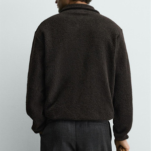 Servicio de Diseño de Logotipo Personalizado OEM, Sudadera de Algodón y Poliéster para Hombre al por Mayor, con Mangas Completas, Cuello Alto y Material Transpirable - Product Image 2