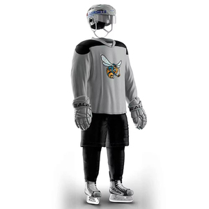 Personalizar deportes Hockey disfraz uniformes jóvenes Jersey Halloween Fan Outfit oficiales uniformes de hockey sobre hielo - Product Image 5