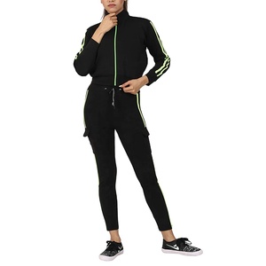 ชุดวอร์มผู้หญิงผ้าเทอร์รี่เนื้อนุ่มเพื่อความสบาย ชุดลำลองผู้หญิงพร้อมแจ็คเก็ตคอสูงแบบมีซิป 2026 - Product Image 3