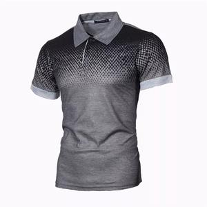 Poche solide professionnelle personnalisée en gros pour chemise à manches courtes polyester/coton vêtements de sport en mélange pour chemise de golf - Product Image 5