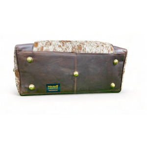 Top vente sac de sport classique en cuir de vachette vintage véritable matériel en laiton massif personnalisable fabricant et fournisseur en gros - Product Image 6