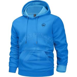 Hoodie Blank Fleece Oversized Custom Unisex <b>Men</b> Hoodies High Quality Oversized Boxy <b>Pullover</b> Hoodie Puff Print Drop Shoulder - Product Image 1