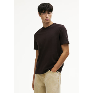 Camiseta de Manga Corta para Hombre, Corte Holgado, Color Sólido, Estilo Urbano, Verano, Secado Rápido, Transpirable, Cuello Redondo, Venta al Por Mayor - Product Image 1