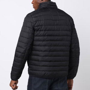 Wholesale <b>Winter</b> Fashionable Men's Puffer <b>Jackets</b> 100% Breathable with Stand Collar Front Logo Position - Product Image 2