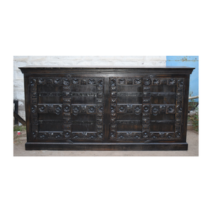 ตู้ไม้แกะสลัก4ประตูดีไซน์ทันสมัยทำด้วยมือในร่มเฟอร์นิเจอร์รายละเอียดซับซ้อนทนทานอเนกประสงค์ - Product Image 1