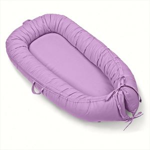 Portable <b>Baby</b> Nest Breathable & Soft Organic Cotton <b>Baby</b> Lounger Cover - Product Image 5