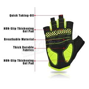 Fabricant OEM Gants de fitness d'haltérophilie pour hommes Gants antidérapants d'haltérophilie Gants de sport - Product Image 5