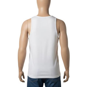 Plus Size Men Solid Tank <b>Top</b> Polyester Fabric Heat Transfer Print Casual Fitness Wear <b>Sleeveless</b> Gym Workout Active Gym <b>Top</b> Wear - Product Image 3