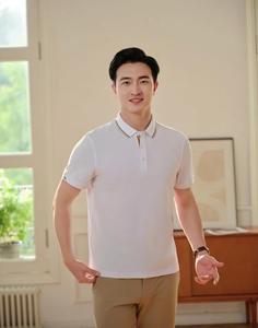 Camiseta Polo informal de algodón 100% de primera calidad para hombre, Camiseta deportiva con estampado bordado personalizado, MOQ pequeño - Product Image 3