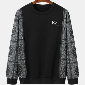 Sudadera de Invierno Casual para Hombre, Nueva Moda, 100% Algodón, Color Sólido, Personalizable con Logotipo, Ecológica, Transpirable - Product Image 1