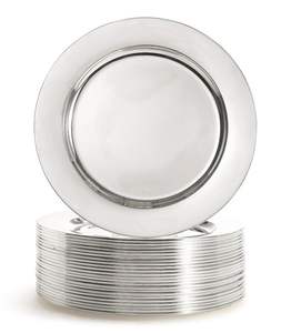 Ensemble de Plats de Présentation Dorés Métalliques Premium – Décoration de Table en Gros pour Événements, Hôtels et Restaurants – Base Décorative Durable pour Mariages - Product Image 5