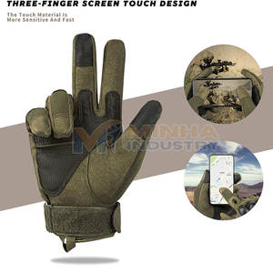 Guantes Tácticos Ergonómicos con Protección Reforzada para los Dedos, Guantes Tácticos Versátiles para Actividades al Aire Libre, Trabajo y Aventuras - Product Image 4