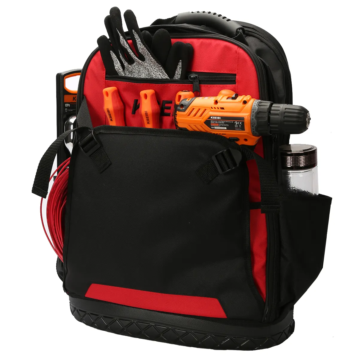 KSEIBI professional TOOL BACK PACK For Easily Carrying Tools