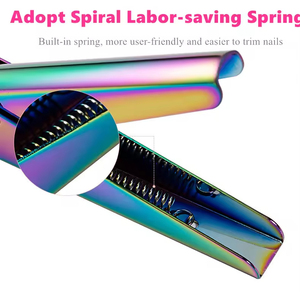 Cortauñas de acero inoxidable y acrílico para un corte de uñas rápido, fácil y profesional. - Product Image 3