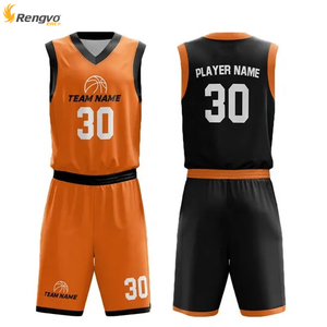 Camiseta de baloncesto de secado rápido personalizada para hombre 2025, camiseta de equipo transpirable, conjuntos de uniformes reversibles para adultos, ropa de baloncesto de talla grande - Product Image 6