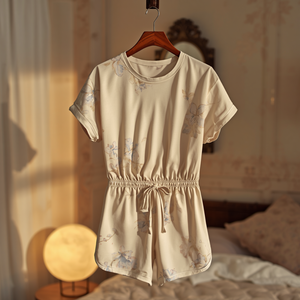 Conjunto de Pijama Corto de Modal para Mujer, Suave, Transpirable y Cómodo - Product Image 4