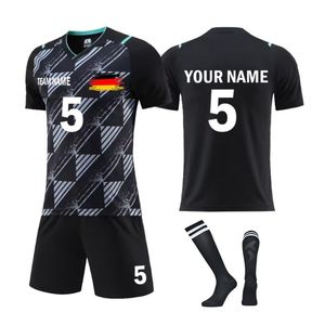 Custom Quick Dry 100% Polyester Soccer Jersey Set Uniform Kits Stretch Anti-Bacterial Features Custom Colors for Soccer Players - Product Image 1