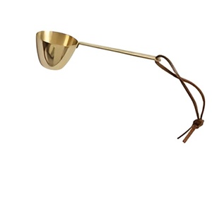 Cuillères à thé et café en laiton poli manche en bois vente chaude fabriquée en inde vente en gros pour la décoration de table ustensiles de cuisine bas prix 2024 - Product Image 3