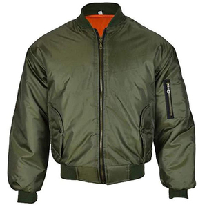 Vêtements d'extérieur veste Bomber personnalisée pour hommes, bon marché, léger, 100% Polyester, vol confortable pour hommes - Product Image 3