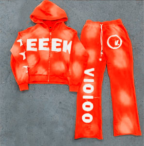 Conjunto Deportivo Casual de Invierno para Hombre 2025, Sudadera con Capucha de Doble Cintura y Pantalones Deportivos Acampanados, Transpirables y de Secado Rápido - Product Image 5