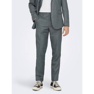 Grey Wool <b>Suit</b> <b>Pants</b> - Product Image 3