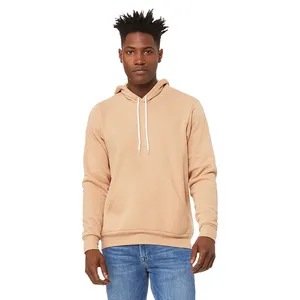 2023 OEM Wholesale Cheap price Streetwear Graphic Print Brown Mens Hip Hop Hoodies Pullover Clothes men Hooded Sweatshirt