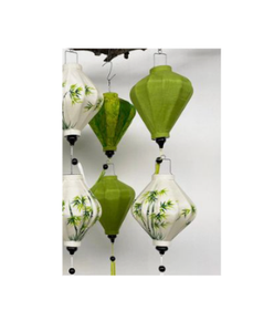 Festival traditionnel suspendu bambou soie tissu lanterne-fournitures soie lanterne du fabricant du Vietnam - Product Image 2