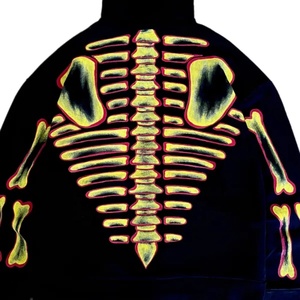 New Arival Custom serigrafía logo francés Terry Sudadera con capucha peso pesado sin cuerdas puff impresión Sudadera con capucha hombres 450 GSM - Product Image 6