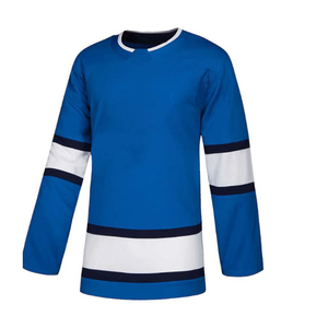 Jersey de hockey personalizado de alta calidad, sudaderas de equipo al por mayor en blanco con bordado sublimado para ropa de hockey sobre hielo - Product Image 1