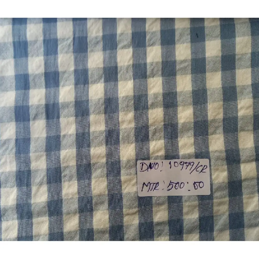 Großhandel Hochwertige 100% Baumwolle Mini Plaid Garn gefärbte Stoff für Toy Shirt Kleidung Futter