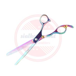 Moldeador de pelo para mascotas, cuchilla de acero inoxidable, tijeras de adelgazamiento para cortar el pelo, tijeras profesionales para perros y gatos - Product Image 3