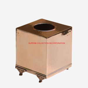 Venta al por mayor decoración del hogar accesorios de baño diseño fabuloso oro Metal diseño rectangular caja de pañuelos Uso de cocina en el precio más barato - Product Image 4