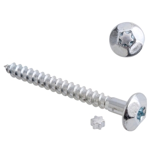 Vite Torx T40 Antimanomissione Zincata 7x70 mm. - Product Image 1