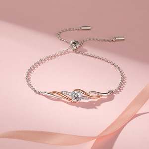 สร้อยข้อมือแฟชั่น Jeulia Classic Amore Wave - Product Image 5