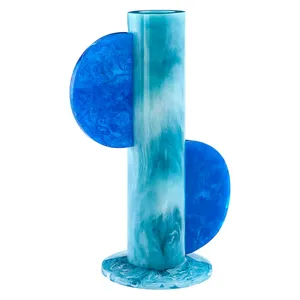 Portavelas de Resina Bohemios Hechos a Mano, Decoraciones Elegantes para el Suelo, para Bodas, Navidad, Color Personalizado, Alto Estándar - Product Image 6