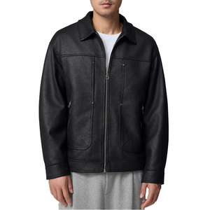 Veste universitaire moderne avec coupe ajustée et mélange de laine premium - Product Image 1