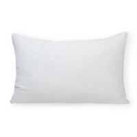 Housse de coussin décorative 100% coton blanc gaufré, housse de coussin décorative gaufré pour canapé, fauteuil, salon, hôtel
