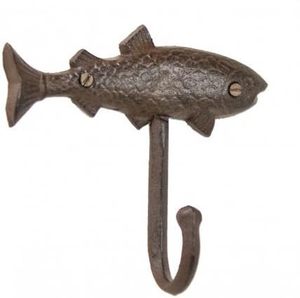 Crochets muraux de manteau décoratifs antiques en queue de poisson faits à la main nouvel utilitaire de très haute qualité meilleure vente produit de crochets muraux en métal - Product Image 5